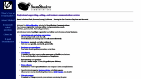 What Swanshadow.com website looked like in 2020 (3 years ago)