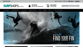 What Surfshopsaustralia.com.au website looked like in 2020 (3 years ago)