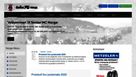 What Seniormc.no website looked like in 2020 (3 years ago)