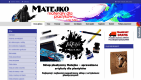 What Sklepmatejko.pl website looked like in 2020 (3 years ago)