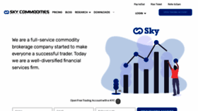 What Skycommodities.com website looked like in 2020 (3 years ago)