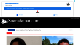 What Suaradamai.com website looked like in 2020 (3 years ago)