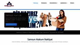 What Samsunatakumnakliyat.com website looked like in 2020 (3 years ago)