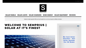 What Semprius.com website looked like in 2020 (3 years ago)