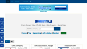 What Seowebsitevalue.com website looked like in 2020 (3 years ago)