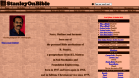 What Stanleyonbible.com website looked like in 2020 (3 years ago)