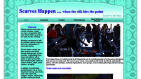 What Scarveshappen.com website looked like in 2020 (3 years ago)