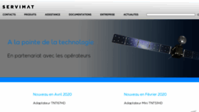 What Servimat.fr website looked like in 2020 (3 years ago)