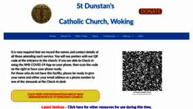 What St-dunstans.org website looked like in 2020 (3 years ago)