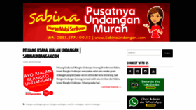 What Sabinaundangan.com website looked like in 2020 (3 years ago)