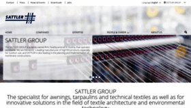 What Sattler-global.com website looked like in 2020 (3 years ago)