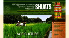 What Shiats.edu.in website looked like in 2020 (3 years ago)