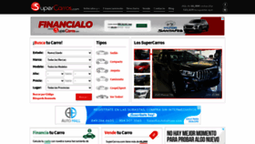 What Supercarros.com website looked like in 2020 (3 years ago)