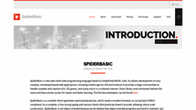 What Spiderbasic.com website looked like in 2020 (3 years ago)