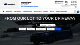 What Subaruofbend.com website looked like in 2020 (3 years ago)