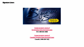 What Signatureliners.com website looked like in 2020 (3 years ago)