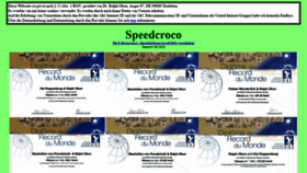 What Speedcroco.de website looked like in 2020 (3 years ago)