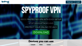 What Spyproof.net website looked like in 2020 (3 years ago)