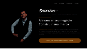 What Sandrosan.com website looked like in 2020 (3 years ago)