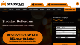 What Stadstaxirotterdam.nl website looked like in 2020 (3 years ago)