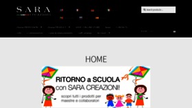 What Saracreazioni.com website looked like in 2020 (3 years ago)