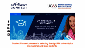 What Studentconnect.org.uk website looked like in 2020 (3 years ago)