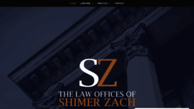 What Shimerzach.com website looked like in 2020 (3 years ago)