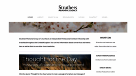 What Struthers-church.org website looked like in 2020 (3 years ago)