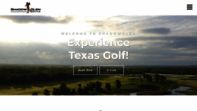 What Shadowglengolf.com website looked like in 2020 (3 years ago)