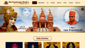 What Swaminarayansurat.com website looked like in 2020 (3 years ago)