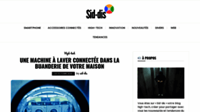 What Sid-dis.com website looked like in 2020 (3 years ago)