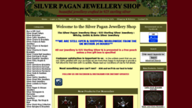 What Silverpaganjewelleryshop.com website looked like in 2020 (3 years ago)