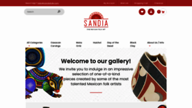 What Sandiafolk.com website looked like in 2020 (3 years ago)