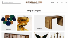 What Showrooms2220.com website looked like in 2020 (3 years ago)