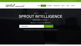 What Sproutintelligence.com website looked like in 2020 (3 years ago)