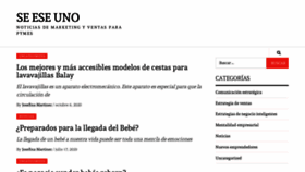 What Seeseuno.es website looked like in 2020 (3 years ago)