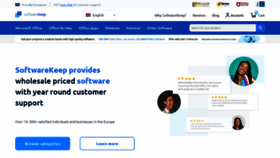 What Softwarekeep.eu website looked like in 2020 (3 years ago)