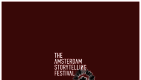 What Storytellingfestival.nl website looked like in 2020 (3 years ago)