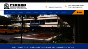 What Stgregoriosschool.com website looked like in 2020 (3 years ago)