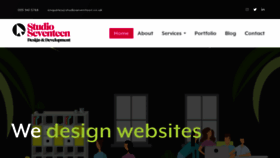 What Studioseventeen.co.uk website looked like in 2020 (3 years ago)