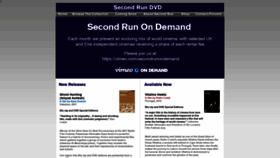 What Secondrundvd.com website looked like in 2020 (3 years ago)
