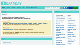 What Soap2day.nl website looked like in 2020 (3 years ago)