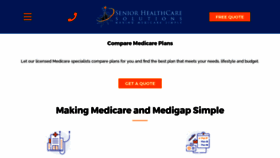 What Seniorhealthcaresolutions.com website looked like in 2020 (3 years ago)