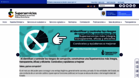 What Superservicios.gov.co website looked like in 2020 (3 years ago)