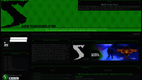 What Sanitarium.fm website looked like in 2020 (5 years ago)