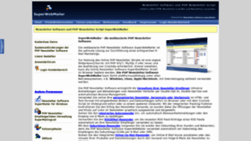 What Superwebmailer.de website looked like in 2020 (3 years ago)