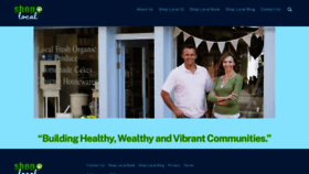 What Shoplocal.us website looked like in 2020 (3 years ago)