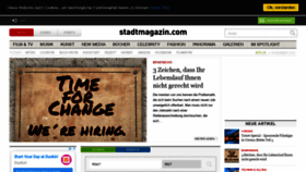What Stadtmagazin.com website looked like in 2020 (3 years ago)