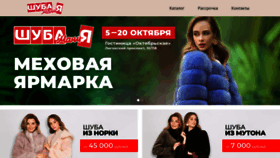 What Shubomania.ru website looked like in 2020 (3 years ago)
