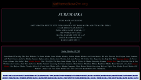 What Sattamatkaw2m.org website looked like in 2020 (4 years ago)